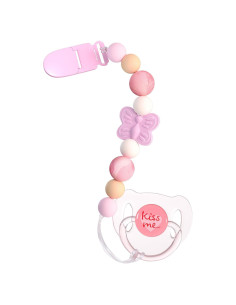 Aori Clips de Chupete Magnético Rosa para Muñecas Reborn