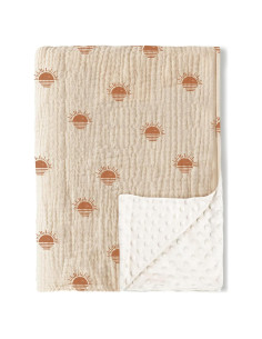 Manta para Bebés Konssy 76x102 cm Algodón Muselina Suave