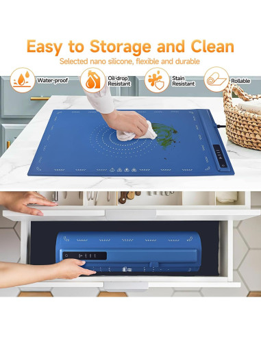 Alfombrilla Calentadora Eléctrica PHYSEN 1.36kg Plegable 3 Temperaturas