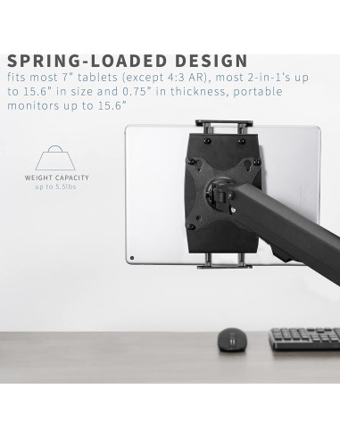 Adaptador de Montaje VESA VIVO MOUNT-UVM02 para Tablets y Laptops