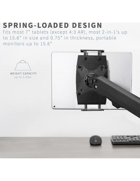 Adaptador de Montaje VESA VIVO MOUNT-UVM02 para Tablets y Laptops