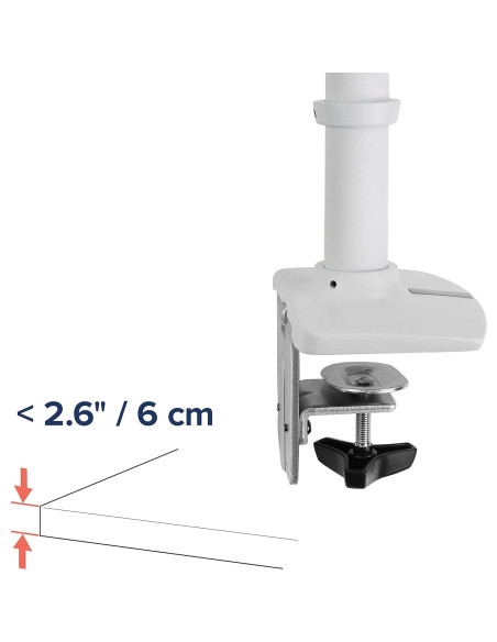 Brazo de Monitor Ergotron LX Blanco para Pantallas de 34"