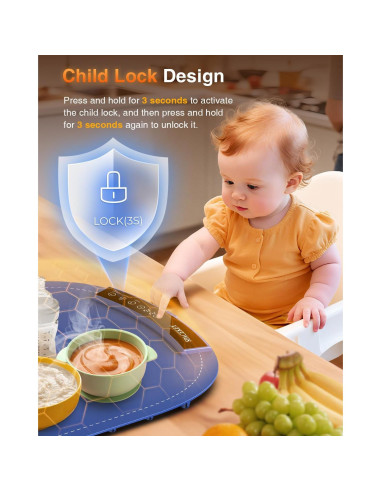 Alfombrilla Calentadora Eléctrica Spacekey 250W Silicona 58cm