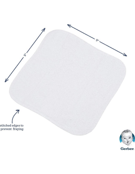 Toallitas para Bebés Gerber 6 Unidades 23x23 cm Algodón