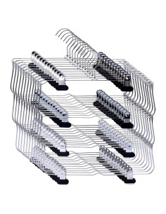 Perchas Plegables de Calidad 2-Pack 4 Niveles para Pantalones