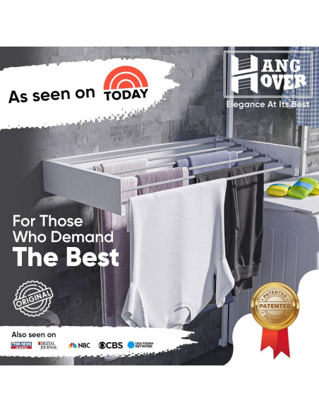 Perchero Plegable de Secado TCO ADVENTURES 40" Acero Inoxidable