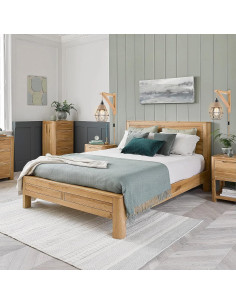 Juego de 2 Apliques de Pared Frideko de Madera y Metal 2