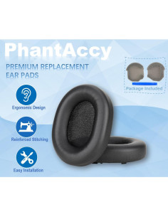 Almohadillas de Repuesto Sony WH-1000XM5 Cuero Sintético 2