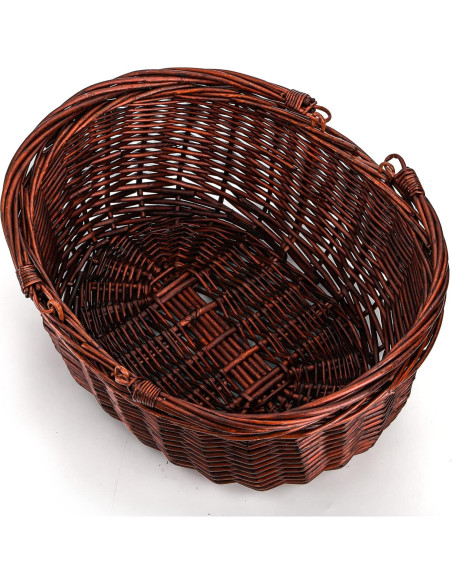 Cesta de Picnic de Mimbre Dicunoy 33x26.7 cm Rústica