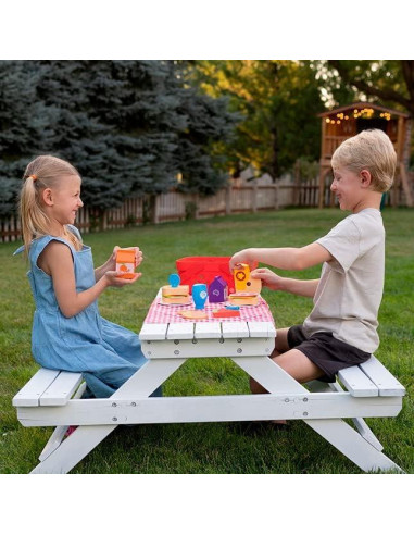 Conjunto de Cesta de Picnic de Juguete Fat Brain Toys - 1.25 kg