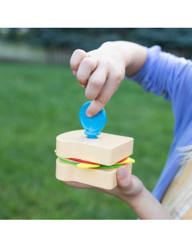 Conjunto de Cesta de Picnic de Juguete Fat Brain Toys - 1.25 kg