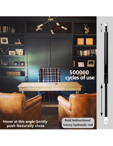 Kit de Cama Murphy Tlongxia King Plegable con Resorte Hidráulico