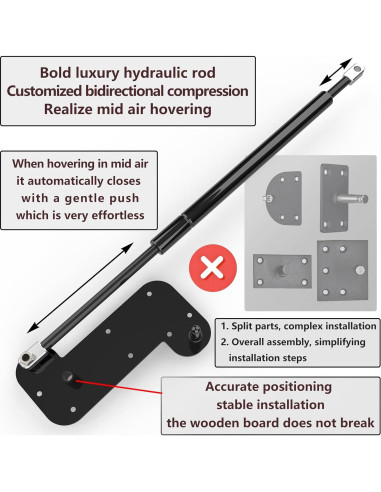 Kit de Cama Murphy Tlongxia King Plegable con Resorte Hidráulico