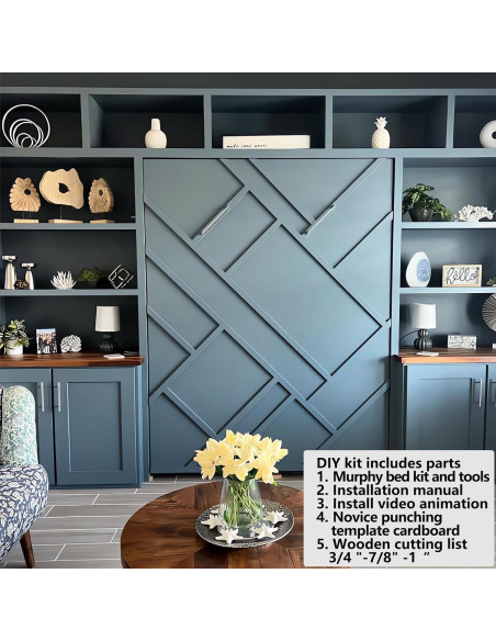 Kit de Cama Murphy Tlongxia King Plegable con Resorte Hidráulico