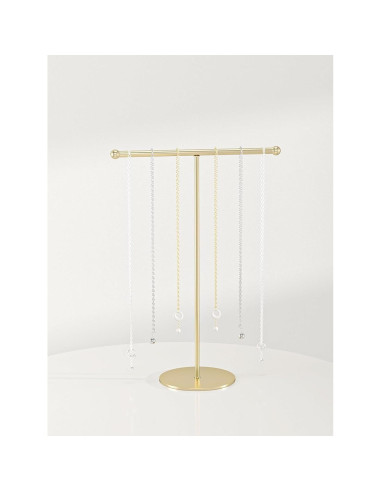 Soporte para Collares Julysky Dorado, Organizador de Joyería T
