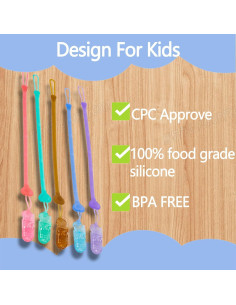 Clip Sostenedor de Chupete Silicona Berggers 5 Colores 2