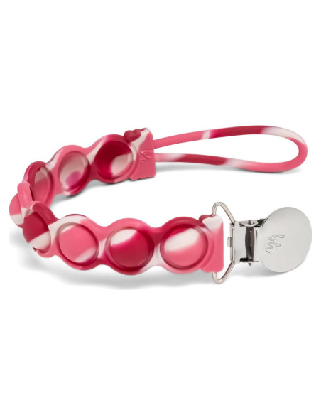 Clip para Chupete BooginHead PaciGrip Rubí Sensory 100% Silicona