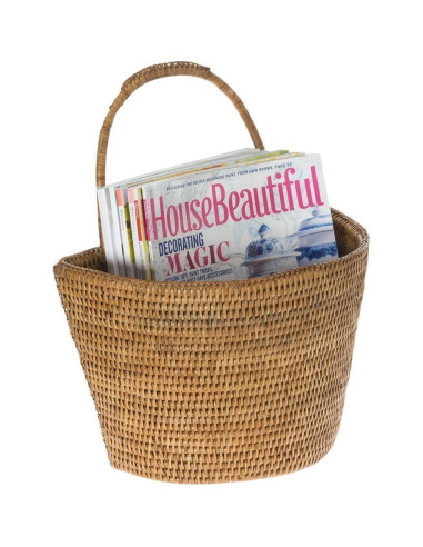 Cesta de Almacenamiento Colgante Kouboo de Ratán Grande