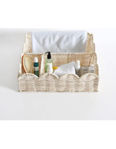 Cesta Escalonada de Ratán Quincry con 4 Divisores 38x33.5cm 2