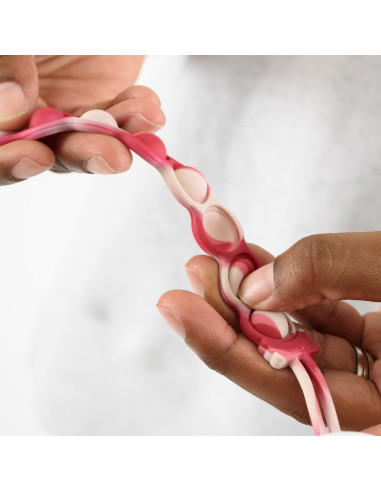 Clip para Chupete BooginHead PaciGrip Rubí Sensory 100% Silicona