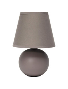 Lámpara de mesa mini globo Cerámica Diseños Simples 22 cm