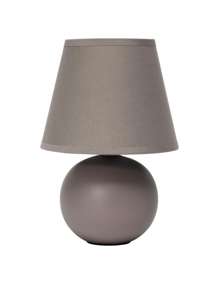 Lámpara de mesa mini globo Cerámica Diseños Simples 22 cm