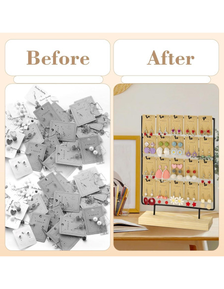 Soporte para Pendientes RNTBWD Negro 4 Niveles 20 Ganchos