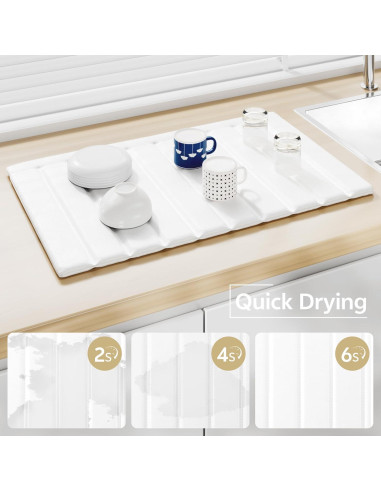 Alfombrilla de Secado de Platos de Piedra Stylstoreazy 63.5x40.6cm