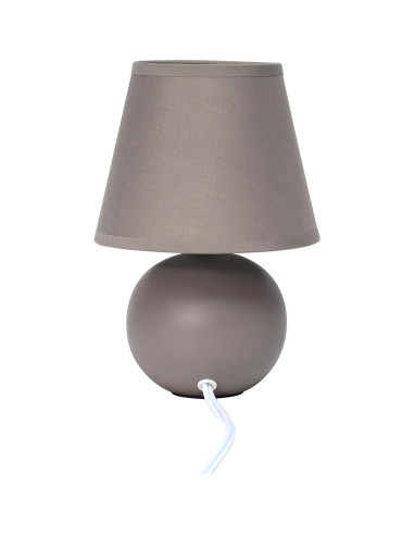 Lámpara de mesa mini globo Cerámica Diseños Simples 22 cm
