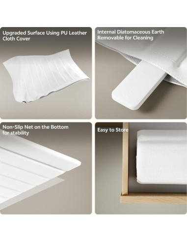 Alfombrilla de Secado de Platos de Piedra Stylstoreazy 63.5x40.6cm