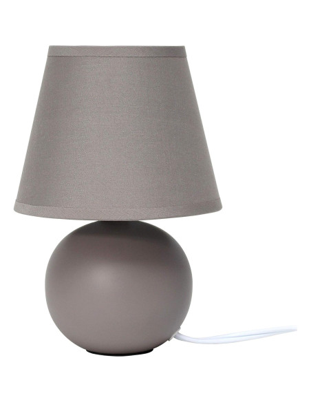 Lámpara de mesa mini globo Cerámica Diseños Simples 22 cm