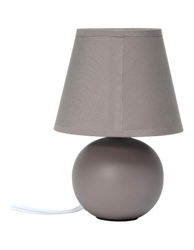 Lámpara de mesa mini globo Cerámica Diseños Simples 22 cm