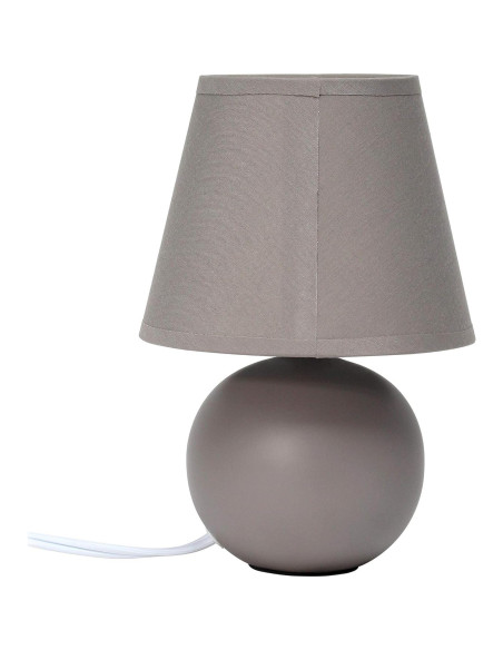 Lámpara de mesa mini globo Cerámica Diseños Simples 22 cm