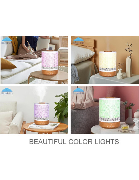 Humidificador Difusor BlueHills F006 2500ml Aromaterapia LED