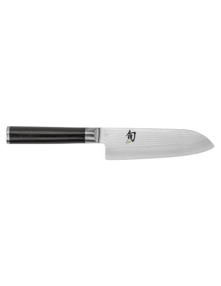 Cuchillo Santoku Shun Classic 14 cm Acero Damasco Pakkawood