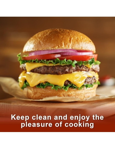 200 Hojas de Papel Pergamino BOOMIBOO 15.24x15.24 cm Anti-adherente