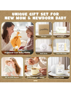 Set de Regalo para Nuevas Mamás y Bebés - Unisex 1.62 kg 2