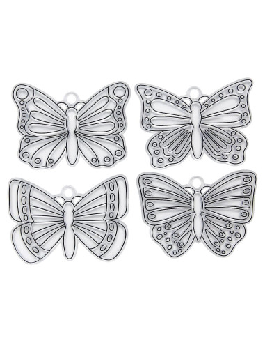 Kit de Atrapasueños de Mariposa DIY Fun Express - 6 Piezas