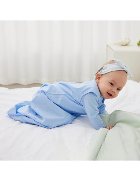 Saco de Dormir para Bebé Duomiaomiao 100% Algodón Orgánico Grande