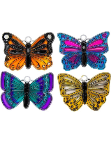 Kit de Atrapasueños de Mariposa DIY Fun Express - 6 Piezas