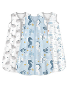 Saco de Sueño para Bebés Yoofoss 0-6 Meses 0.5 Tog Algodón