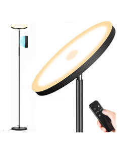 Lámpara de Pie LED Marctronic 36W Regulable con Control Remoto