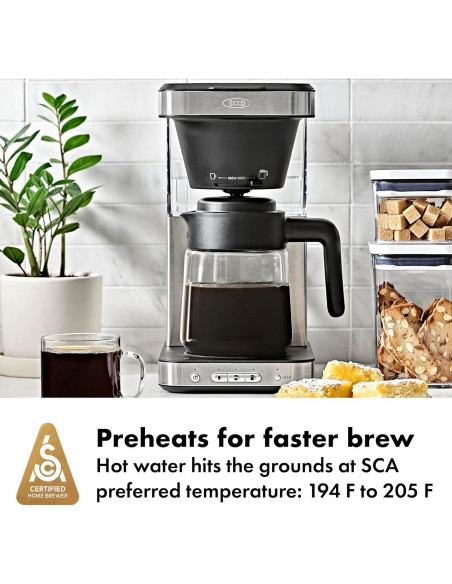 Cafetera de Goteo OXO Brew 8 Tazas con Jarra de Vidrio