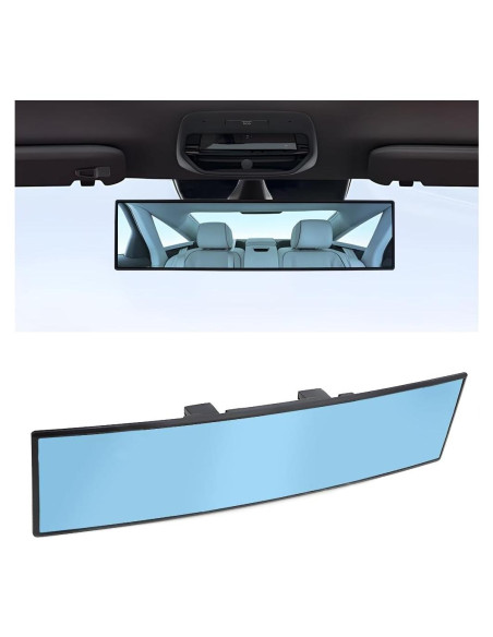 Espejo Retrovisor Convexo Mandark 30.48x7.87cm Antideslumbrante