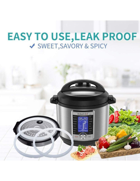 Anillo de Sellado ZoneFly para Olla Instant Pot 3 Qt - 2 Piezas
