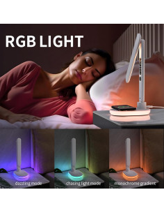 Lámpara de Escritorio LED Morwealth U16Q con Carga Inalámbrica 10W 2