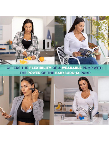 Copas de Recolección de Leche Manos Libres BabyBuddha 236ml