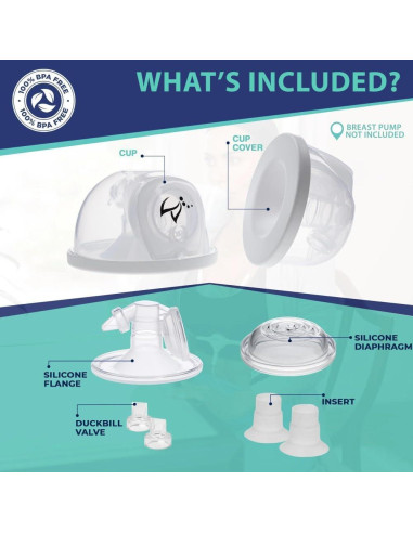 Copas de Recolección de Leche Manos Libres BabyBuddha 236ml