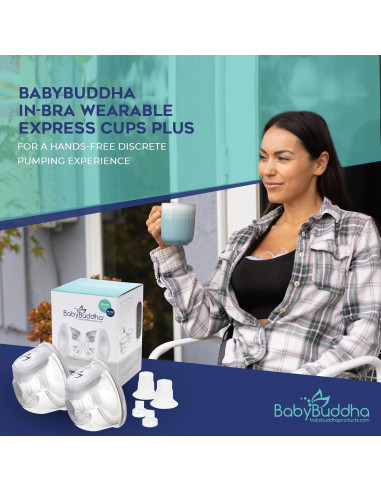 Copas de Recolección de Leche Manos Libres BabyBuddha 236ml
