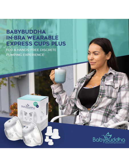 Copas de Recolección de Leche Manos Libres BabyBuddha 236ml